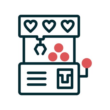 Pençe Makinesi simgesinin vektör çizimi