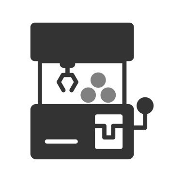 Pençe Makinesi simgesinin vektör çizimi