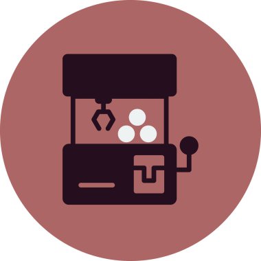 Pençe Makinesi simgesinin vektör çizimi