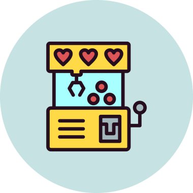 Pençe Makinesi simgesinin vektör çizimi