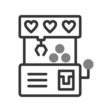 Pençe Makinesi simgesinin vektör çizimi