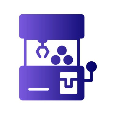 Pençe Makinesi simgesinin vektör çizimi