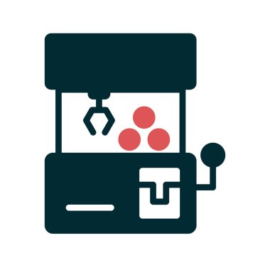 Pençe Makinesi simgesinin vektör çizimi