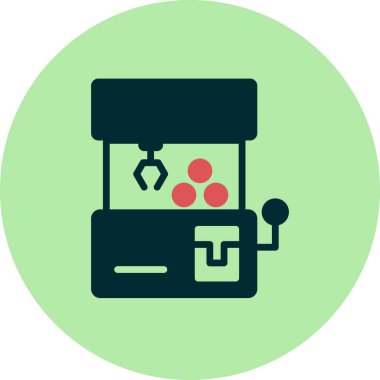 Pençe Makinesi simgesinin vektör çizimi