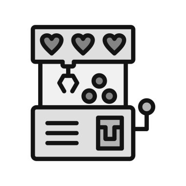 Pençe Makinesi simgesinin vektör çizimi