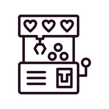 Pençe Makinesi simgesinin vektör çizimi