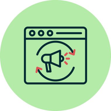 Olağanüstü simge, vektör illüstrasyonu