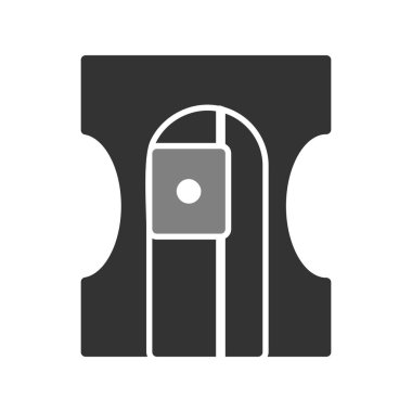 Keskinleştirici modern simgenin vektör illüstrasyonu