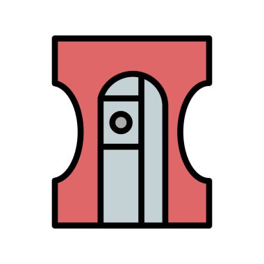 Keskinleştirici modern simgenin vektör illüstrasyonu