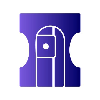 Keskinleştirici modern simgenin vektör illüstrasyonu