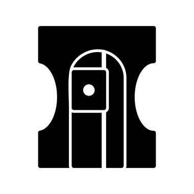 Keskinleştirici modern simgenin vektör illüstrasyonu