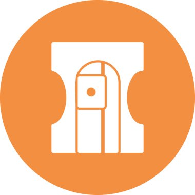 Keskinleştirici modern simgenin vektör illüstrasyonu