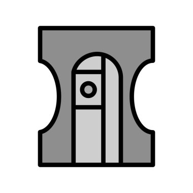 Keskinleştirici modern simgenin vektör illüstrasyonu