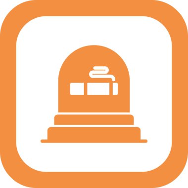 Beyaz arkaplanda izole edilmiş düz stil mezar simgesi. Ölüm 