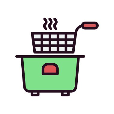Alışveriş Sepeti Simge Vektör Çizim Tasarımı