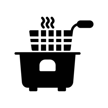 Alışveriş Sepeti Simge Vektör Çizim Tasarımı