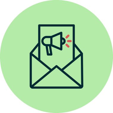 İleti vektör illüstrasyon tasarımı içeren e- posta