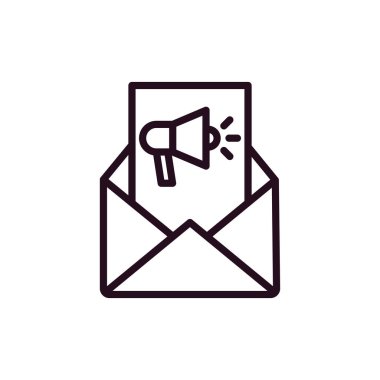 İleti vektör illüstrasyon tasarımı içeren e- posta