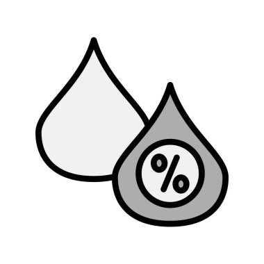 Nem 'in vektör illüstrasyonu modern simge