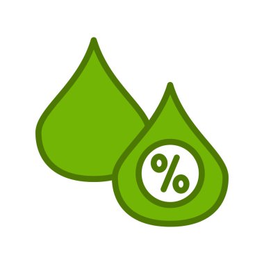 Nem 'in vektör illüstrasyonu modern simge