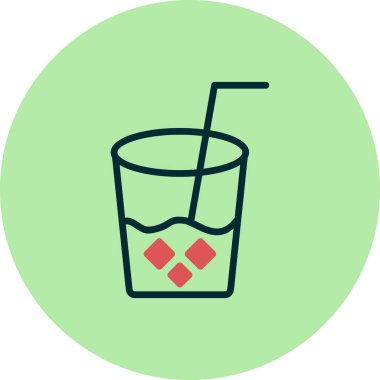 Meyve Suyu simgesinin web vektör çizimi