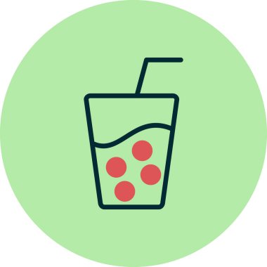 Meyve Suyu simgesinin web vektör çizimi