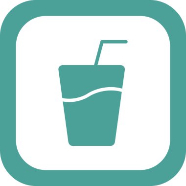 Meyve Suyu simgesinin web vektör çizimi