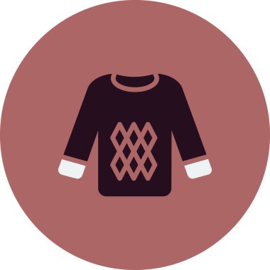 sweatshirt ikon tasarım vektör çizimi