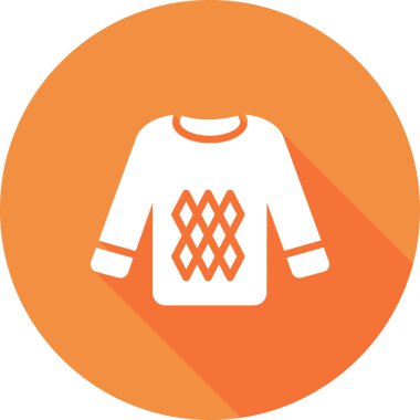 sweatshirt ikon tasarım vektör çizimi