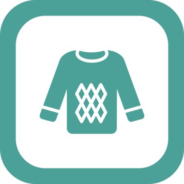 sweatshirt ikon tasarım vektör çizimi