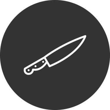 bıçak araç simgesi, vektör illüstrasyonu