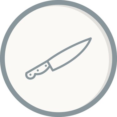 bıçak araç simgesi, vektör illüstrasyonu