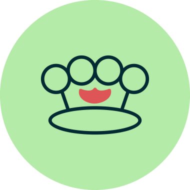 Knuckle simgesinin vektör çizimi