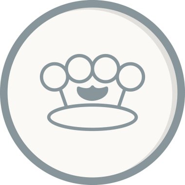 Knuckle simgesinin vektör çizimi