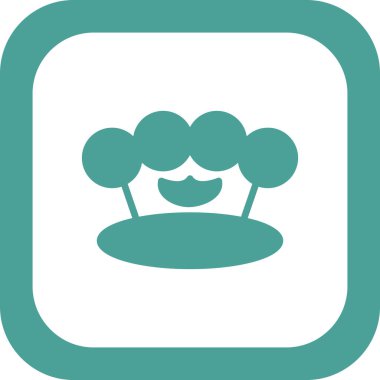 Knuckle modern simgesinin vektör çizimi