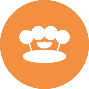 Knuckle modern simgesinin vektör çizimi