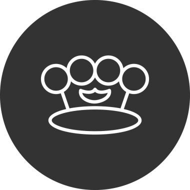 Knuckle modern simgesinin vektör çizimi