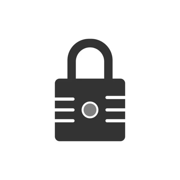 Padlock Icon Vector Illustration — Stock Vector