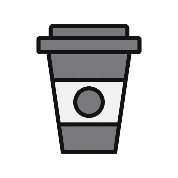 Kaffe Kopp Ikon Vektor Illustration — Stock vektor