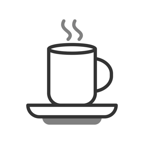 Cup Coffee Icon Vector Illustration — 스톡 벡터