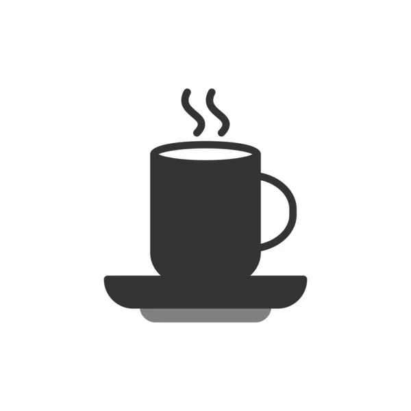 Cup Coffee Icon Vector Illustration — 스톡 벡터