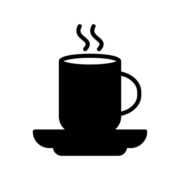 Cup Coffee Icon Vector Illustration — Stok Vektör