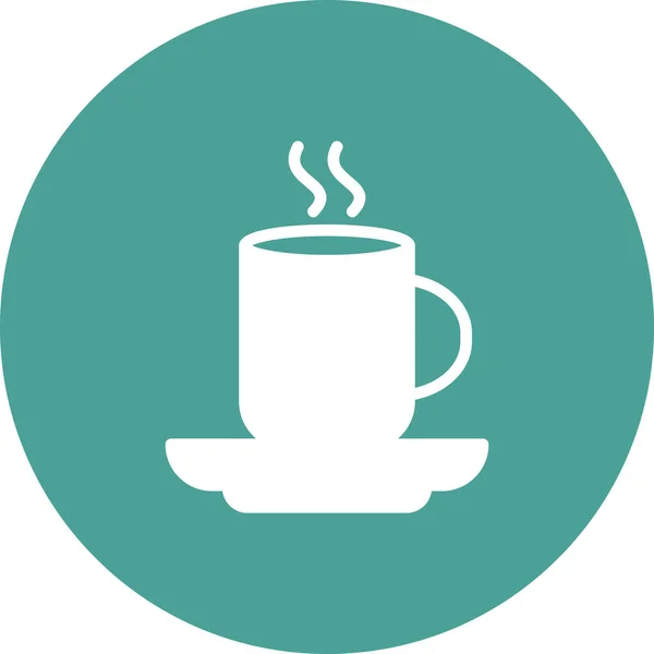 Csésze Kávé Ikon Vektor Illusztráció — Stock Vector