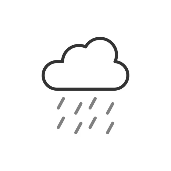 Weather Web Icon Simple Illustration Hail — Stock Vector