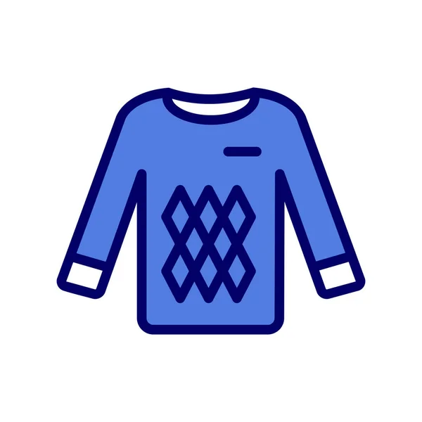 Sweatshirt Icon Design Vector Illustration — Stockvektor