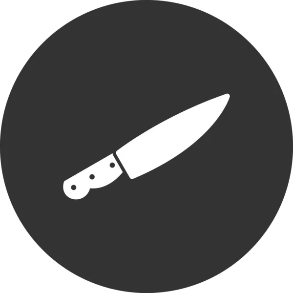 Knife Tool Icon Vector Illustration — Stock Vector