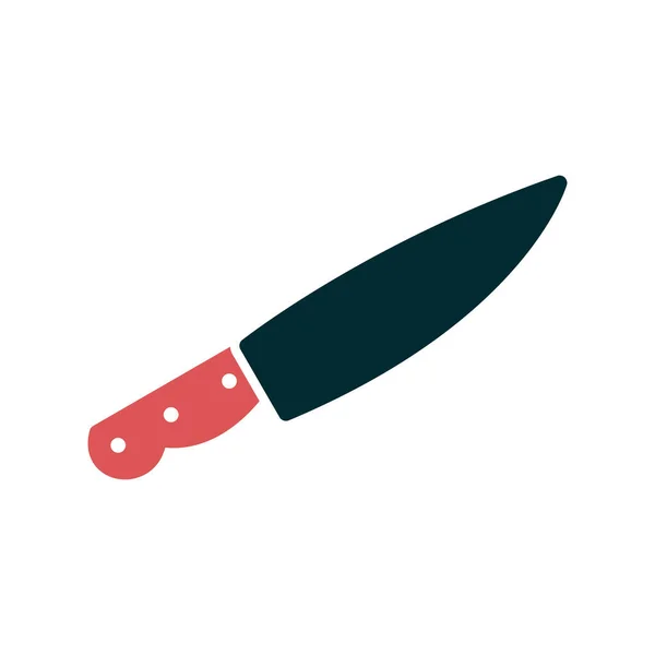 Knife Tool Icon Vector Illustration — Stock Vector