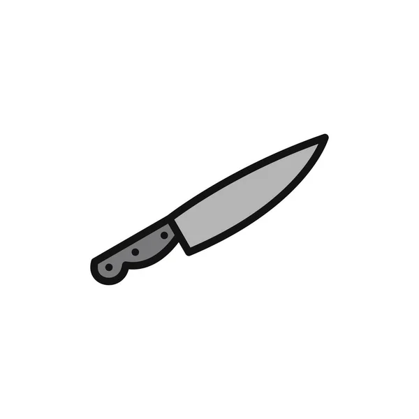Εικονίδιο Εργαλείου Μαχαίρι Διανυσματική Απεικόνιση — Διανυσματικό Αρχείο