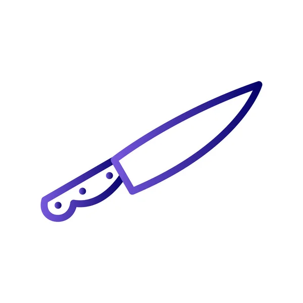 Knife Tool Icon Vector Illustration — Vettoriale Stock
