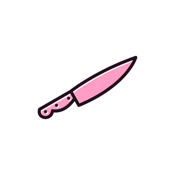 Knife Tool Icon Vector Illustration — Stockvector